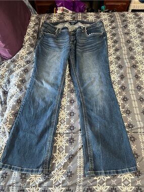 Amethyst Jeans Women's Blue Flare Jeans